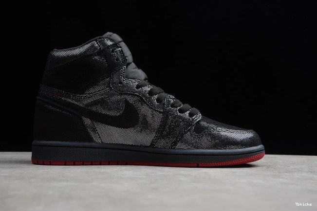 Reps TBK Black High OG Retro Red 1 Air Jordan Gym DC7071-001 0728